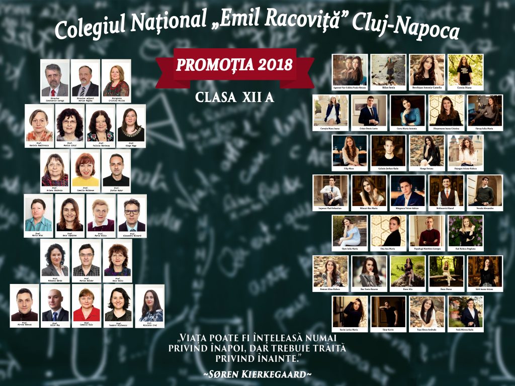 XII A - Promția 2018